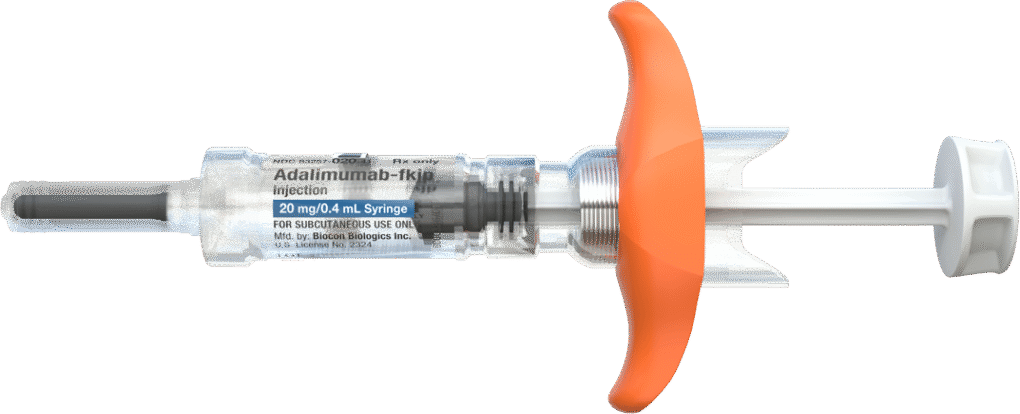Adalimumab-fkjp prefilled syringe